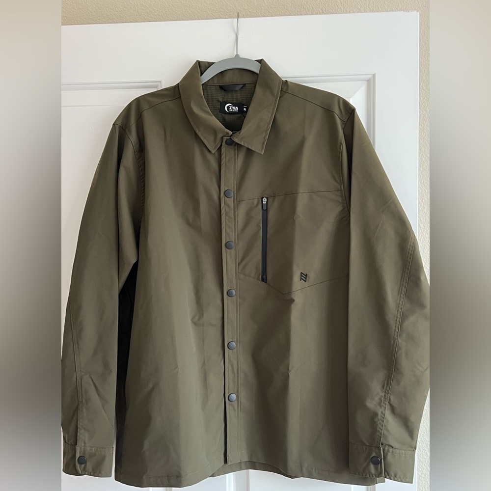 Zyia Water Resistant Button Up Jacket - XL